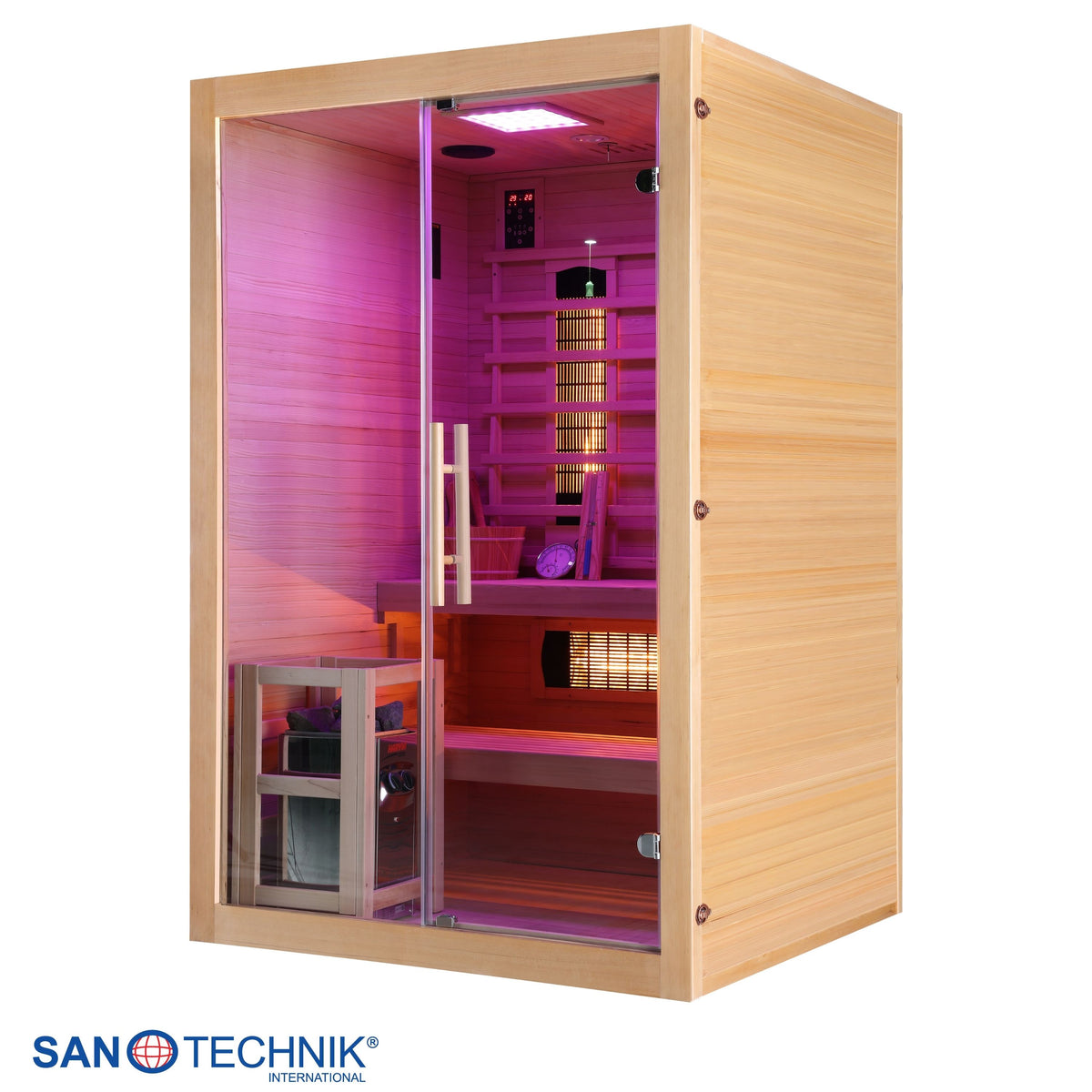 Infrared and Finnish sauna TWINCOMBI for 2 people
