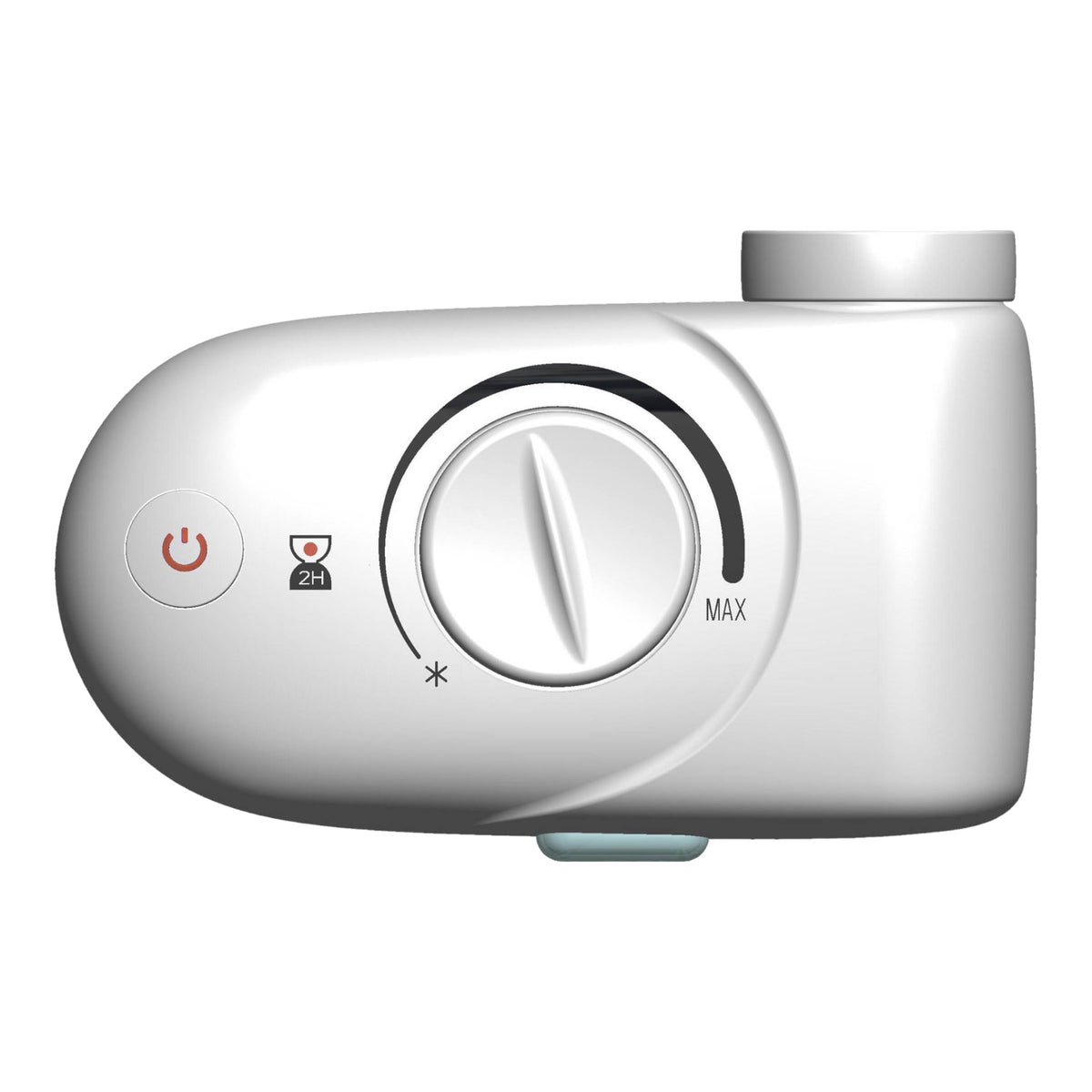 Heizstab mit weißen Analograumthermostat