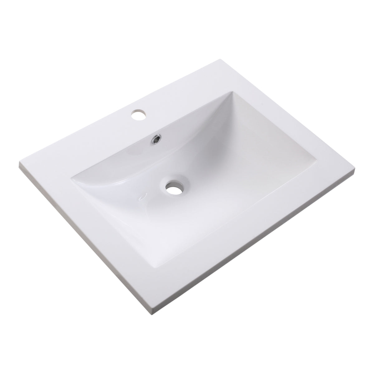 Waschbecken aus Mineralguss 60x46x11,2 cm
