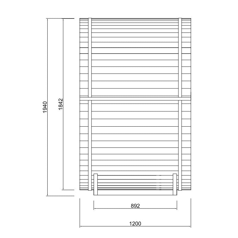 Sauna de barril al aire libre LINDHOLM para 1-2 personas