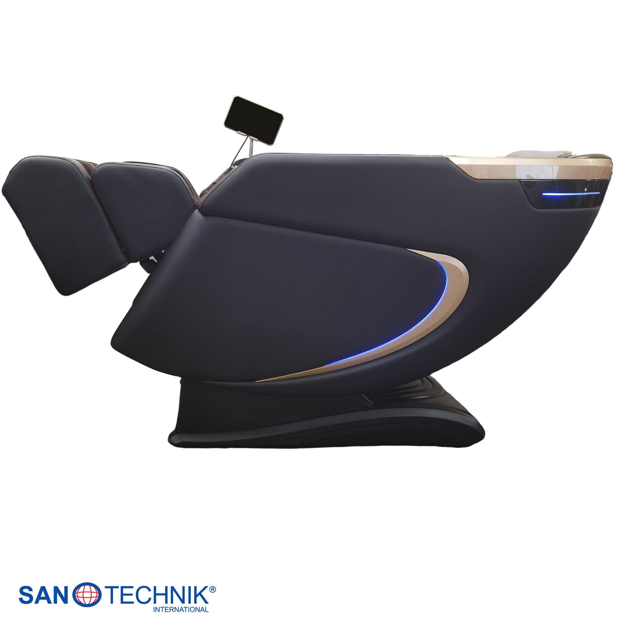 MEDORA luxury massage chair anthracite/brown