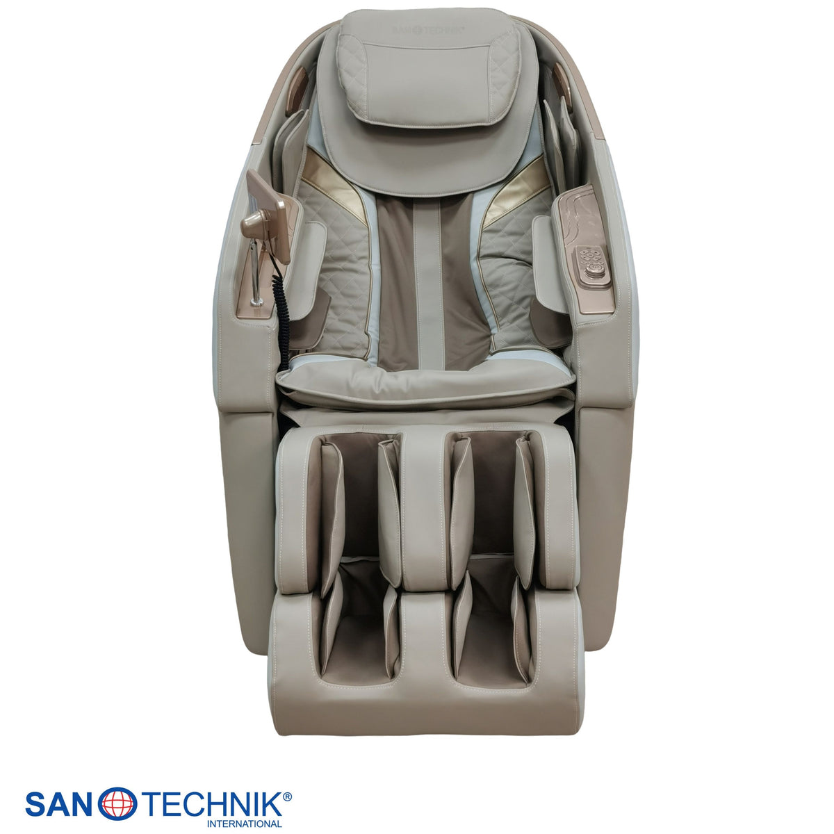 RESTORA Luxus-Massagesessel beige/creme