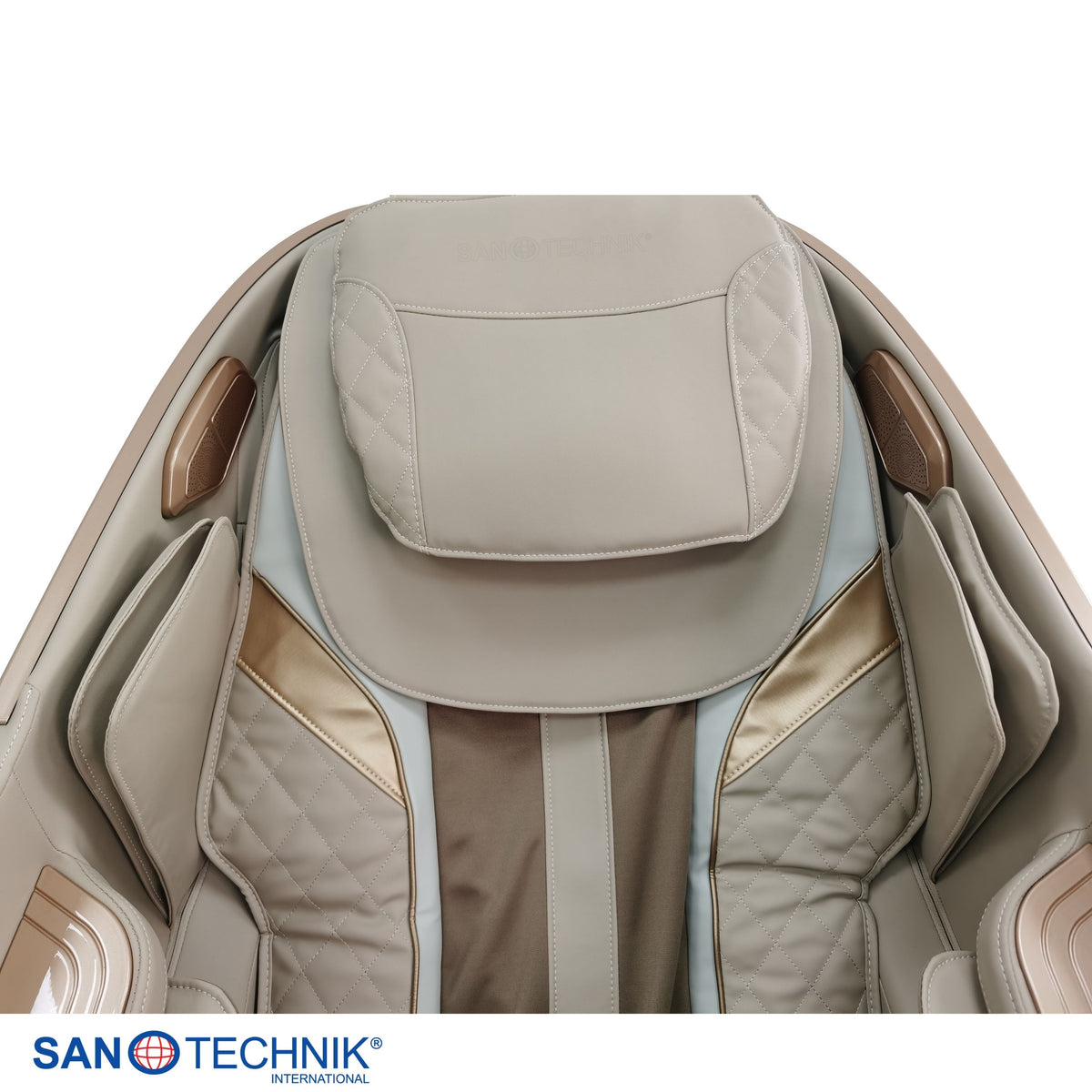 RESTORA Luxus-Massagesessel beige/creme