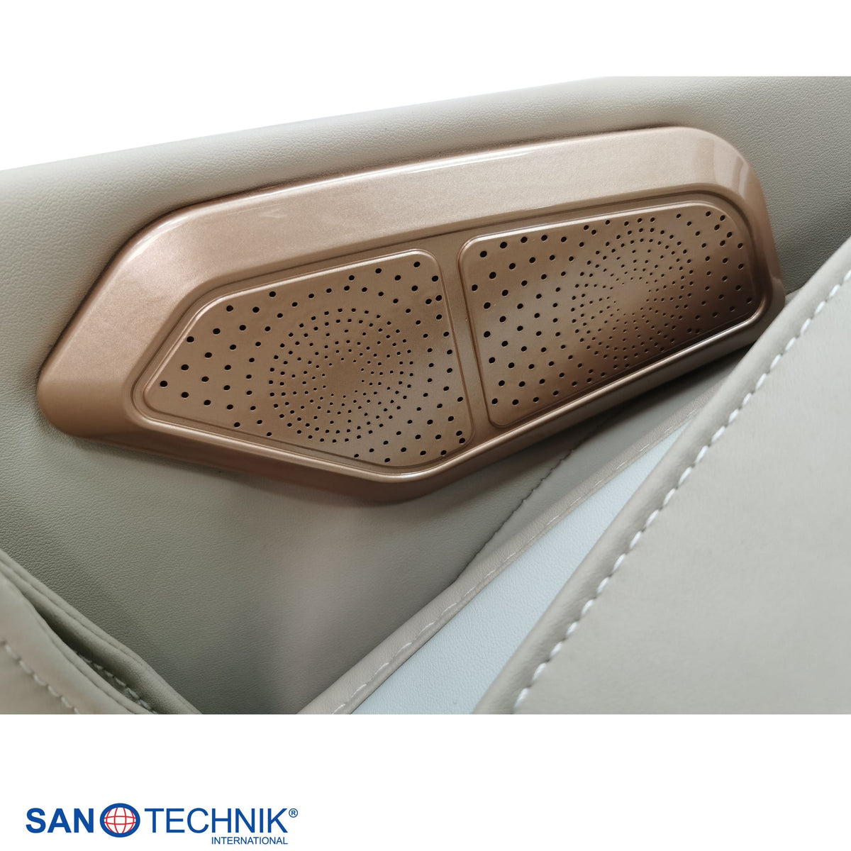 RESTORA Luxus-Massagesessel beige/creme