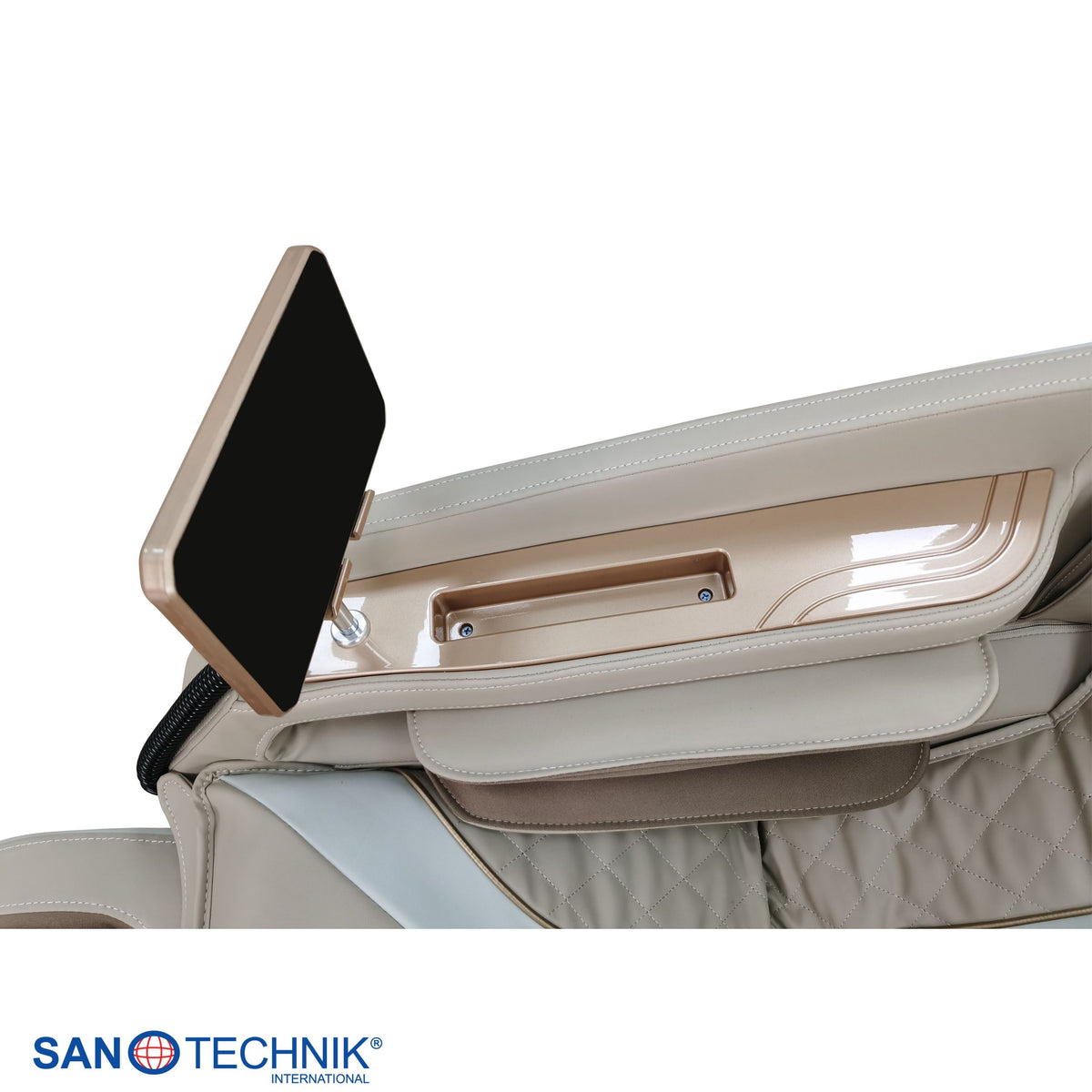 RESTORA Luxus-Massagesessel beige/creme