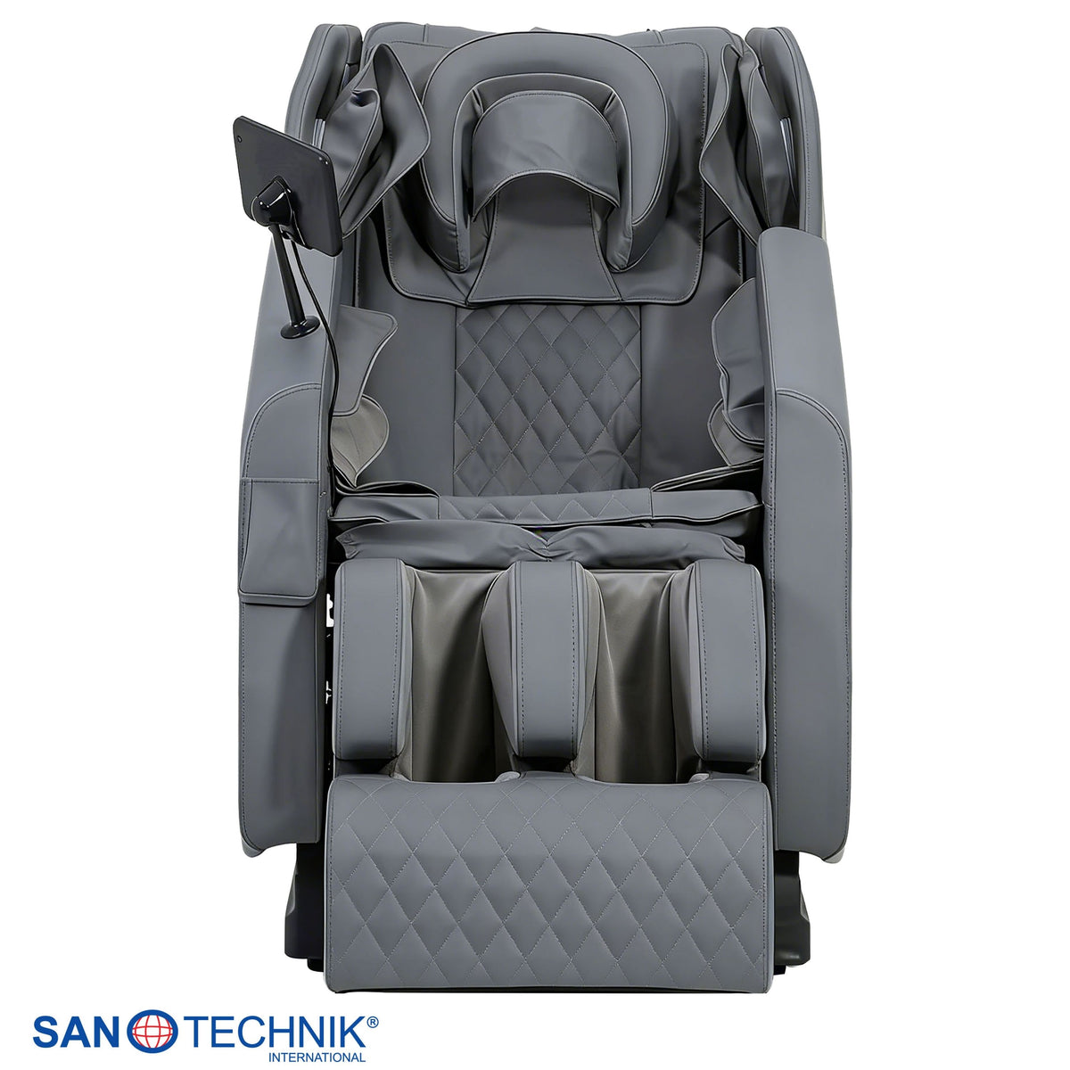 Sillón de masaje de lujo HEALORA, gris