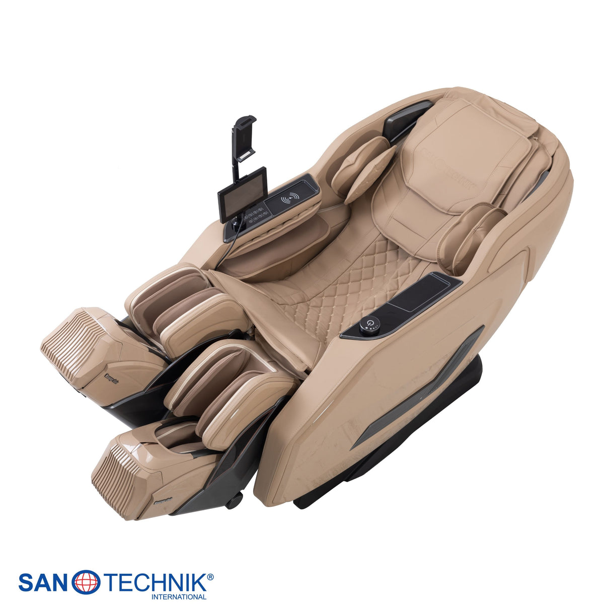 Luxus Massagesessel AVORA mit 4D-Massage, Zero Gravity & Körperscan | Beige