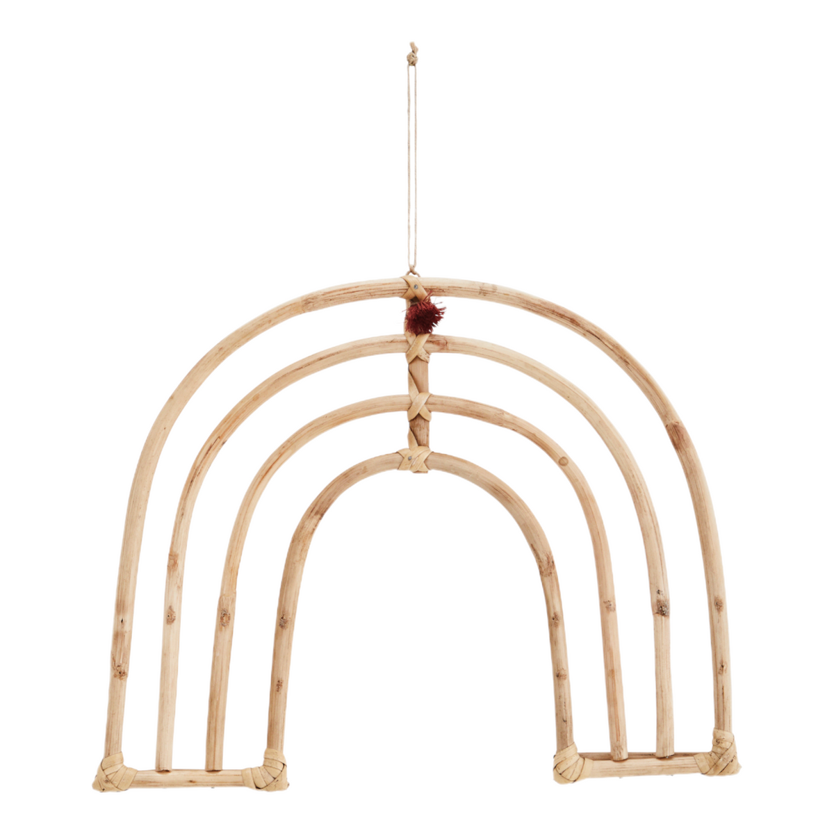 Bamboo wall hanger 32x31 cm