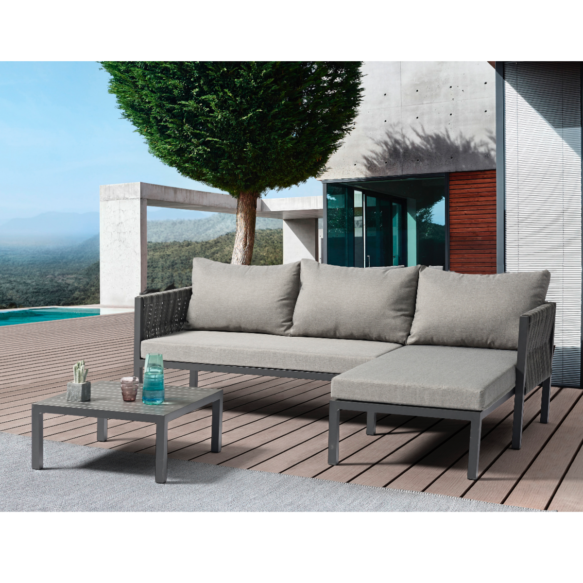 Lounge-Set TOLEDO 3-teilig