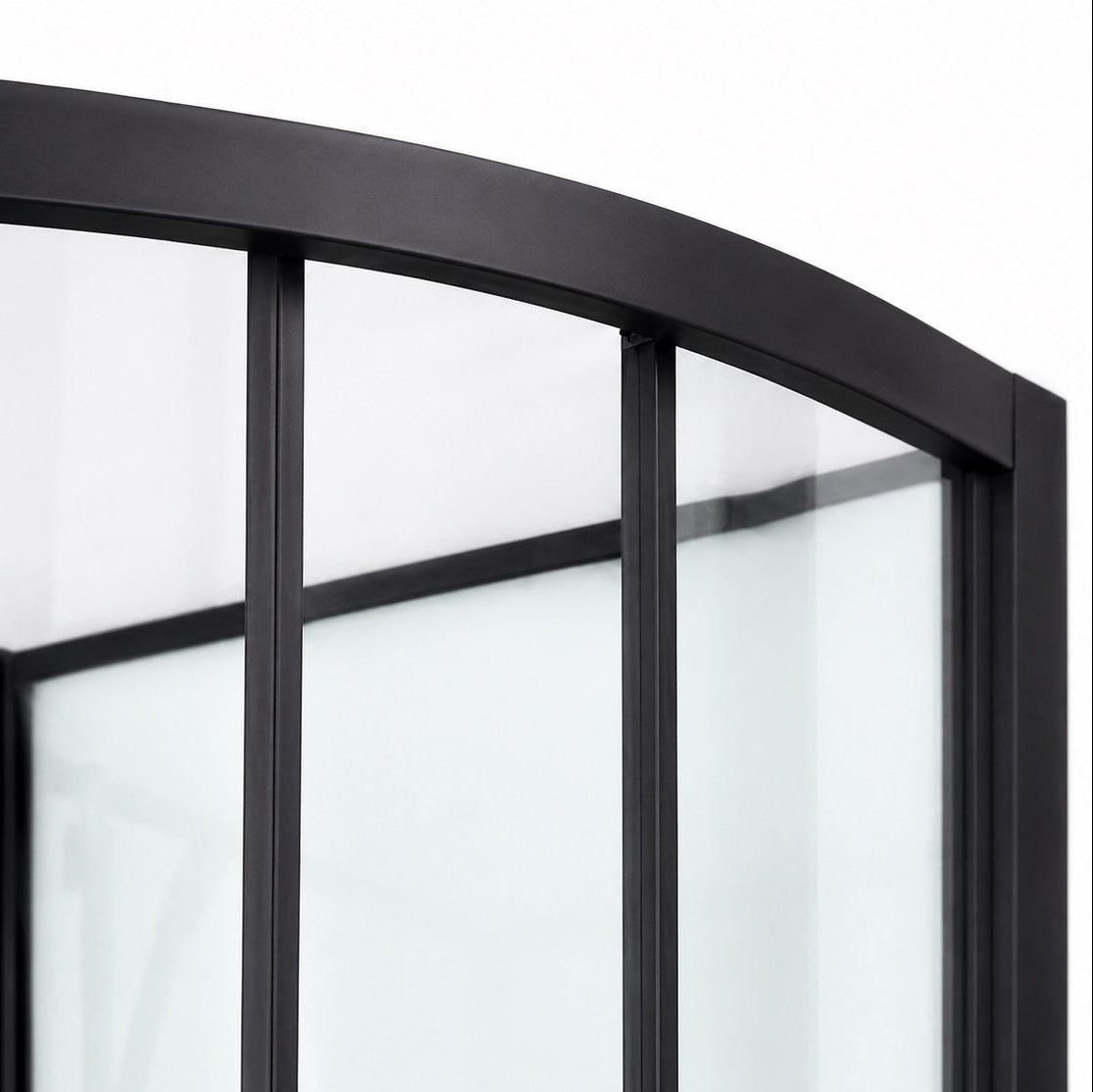 Komplettdusche BALATON 1 schwarz 90x90x203 cm