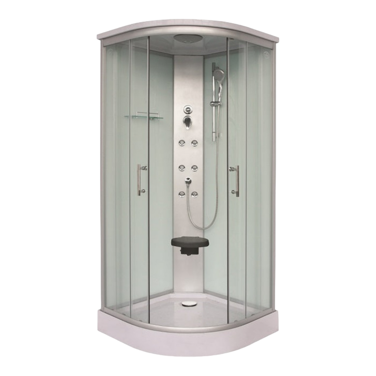 Komplettdusche RUMBA - mit Schnellmontage 90x90x215 cm