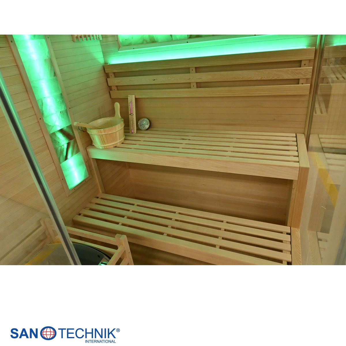 Salzstein Sauna LUXOR 2 | für 3 Personen