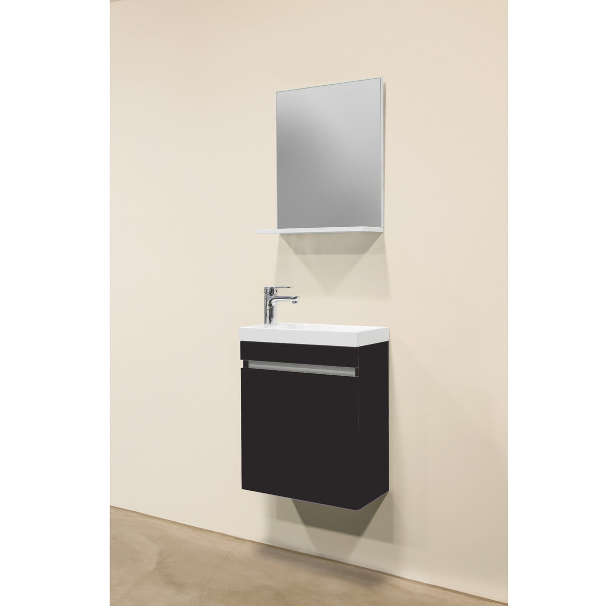 Conjunto mueble de baño NORA 48 NEGRO