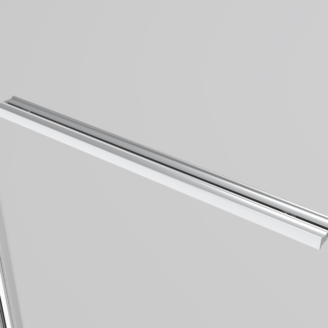Eckdusche m. Drehschiebetür chrom Easy-Clean | 2 Größen