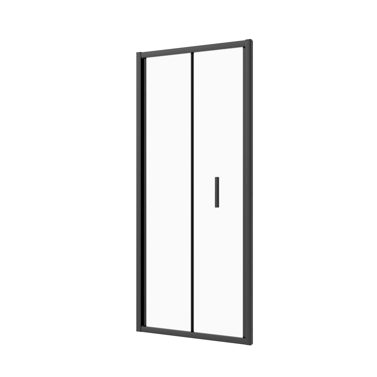 Falttür schwarz 6mm Easy-Clean | 3 verschiedene Größen