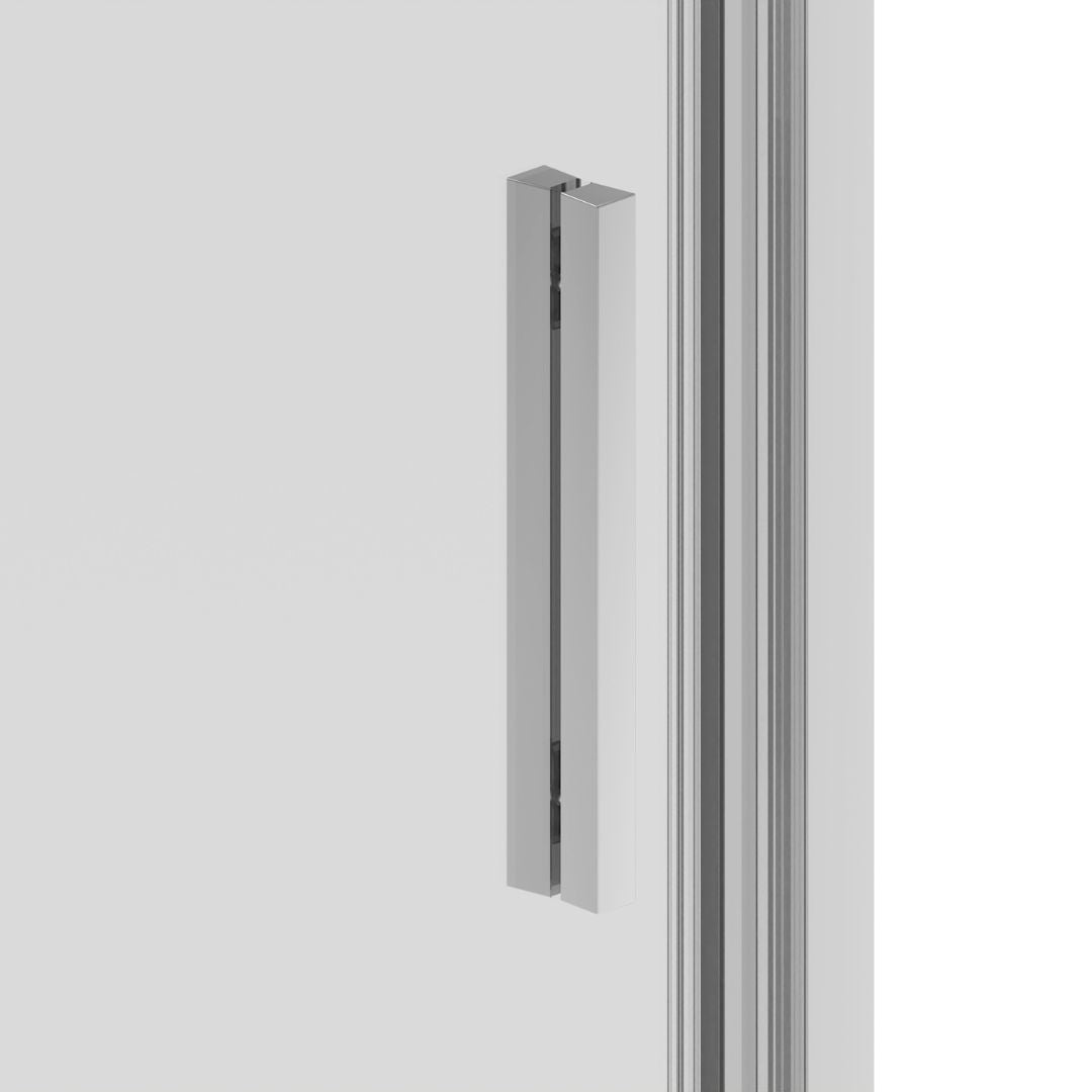 Schwenktür chrom 6mm ESG Easy-Clean | 4 verschiedene Größen