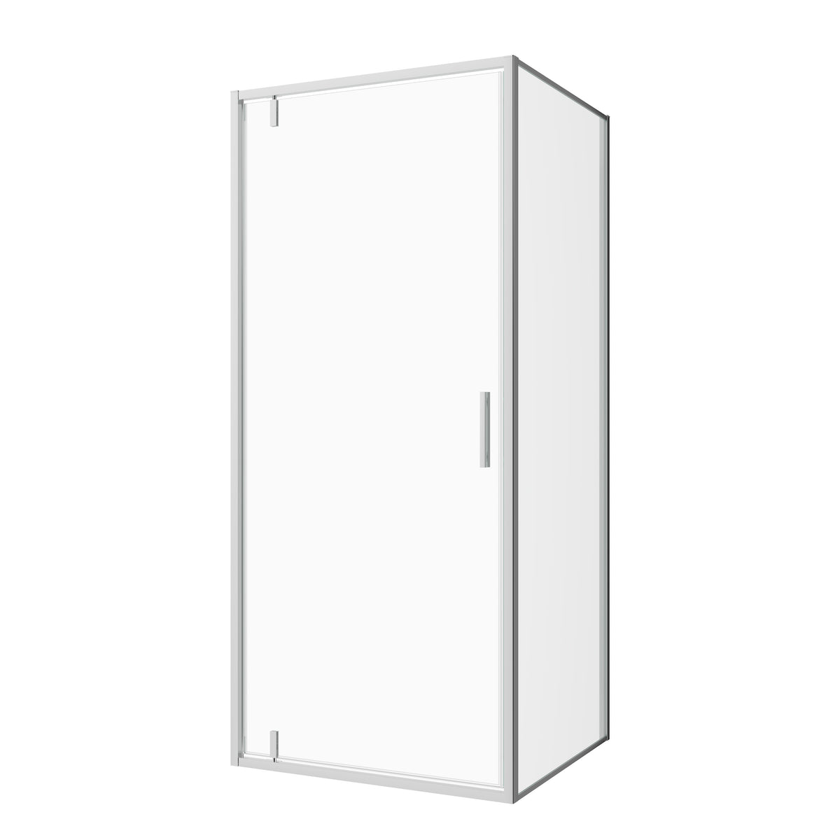 Schwenktür chrom 6mm ESG Easy-Clean | 4 verschiedene Größen