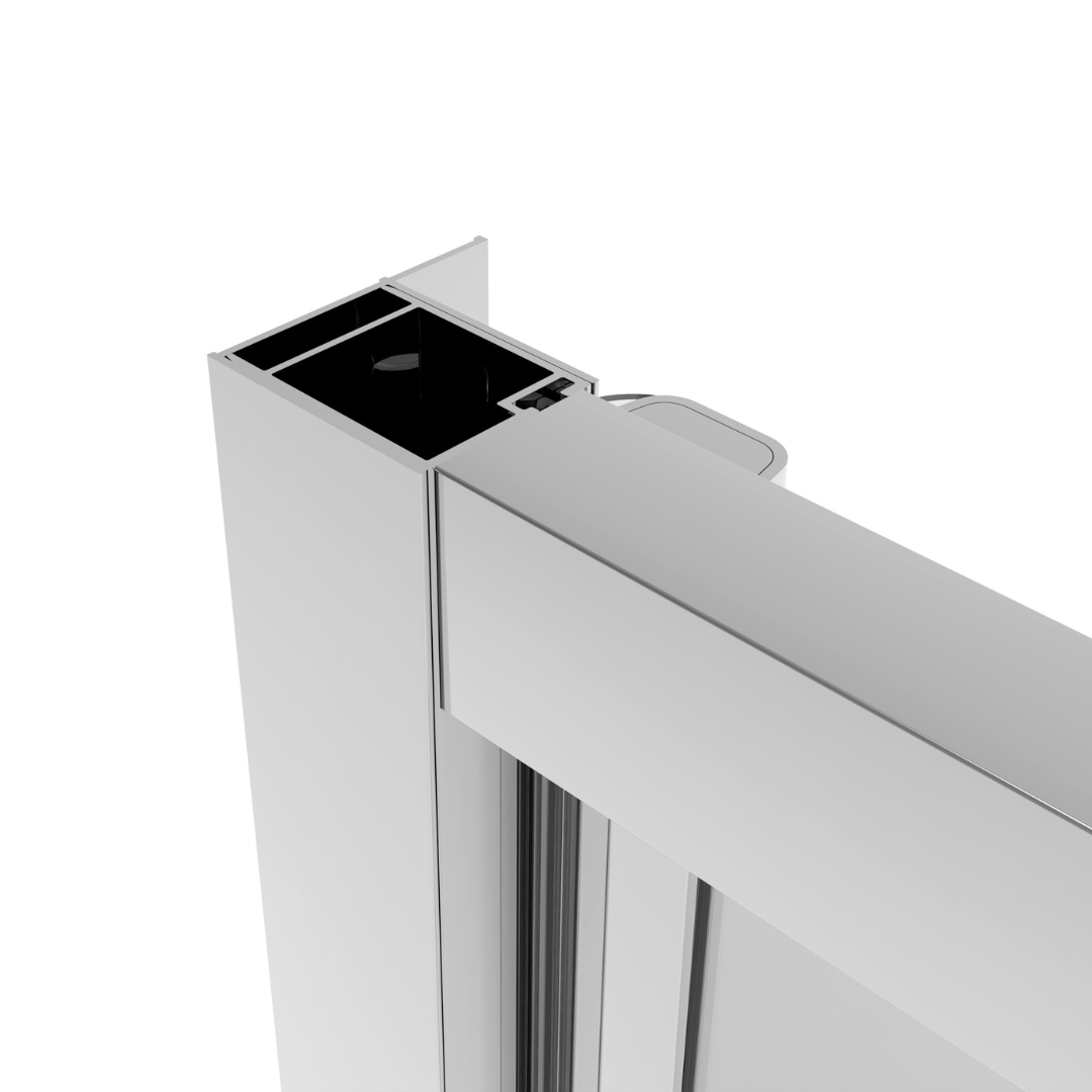 Salontür schwarz 6mm ESG Easy-Clean | 3 verschiedene Größen
