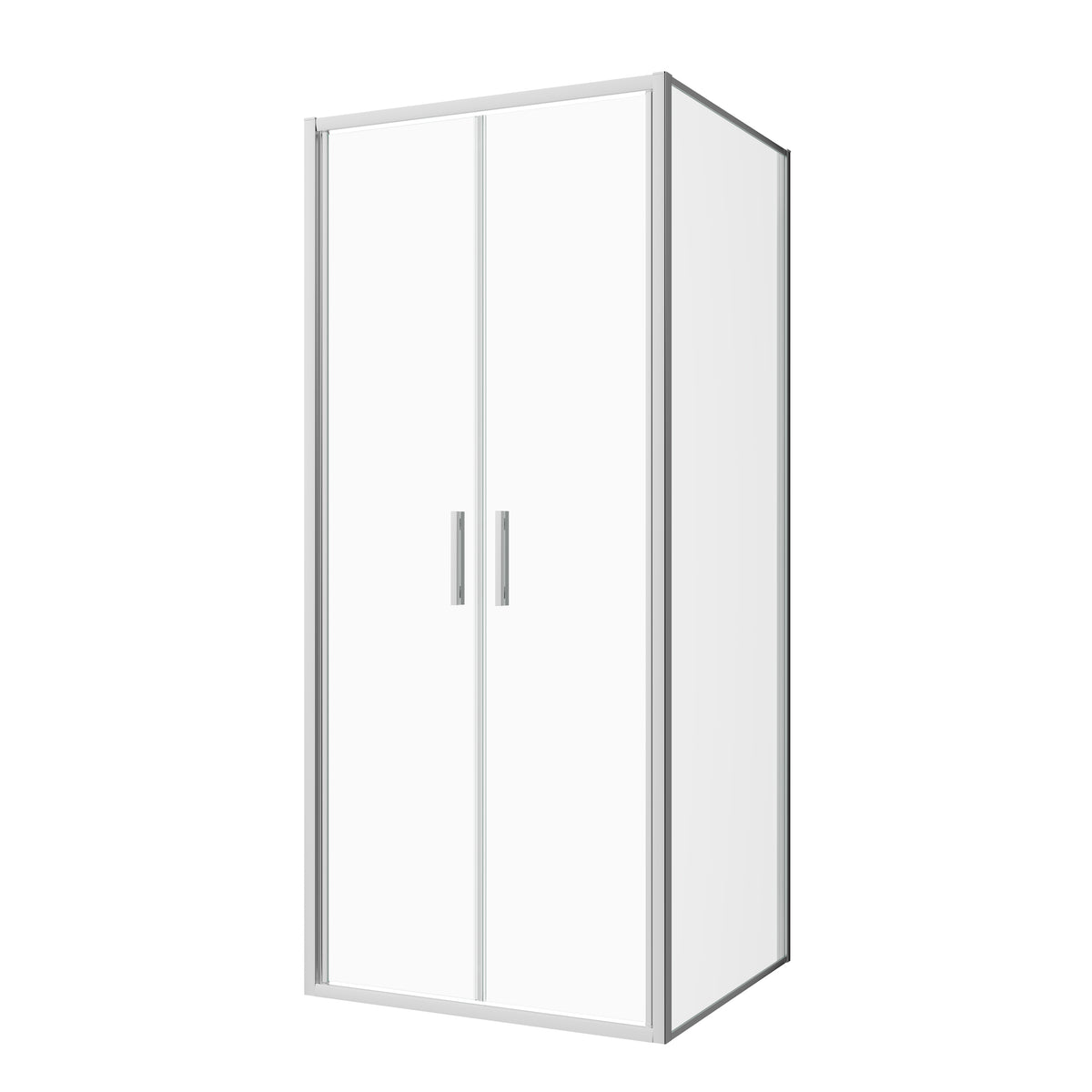 Salontür chrom 6mm ESG Easy-Clean | 3 verschiedene Größen