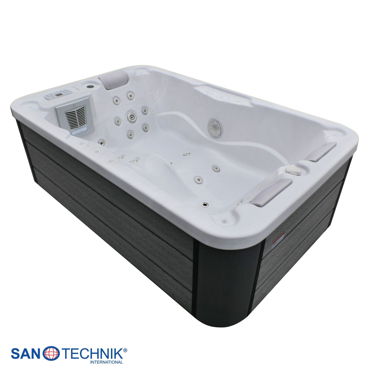 Outdoor Whirlpool MODENA White Marble incl. Cover