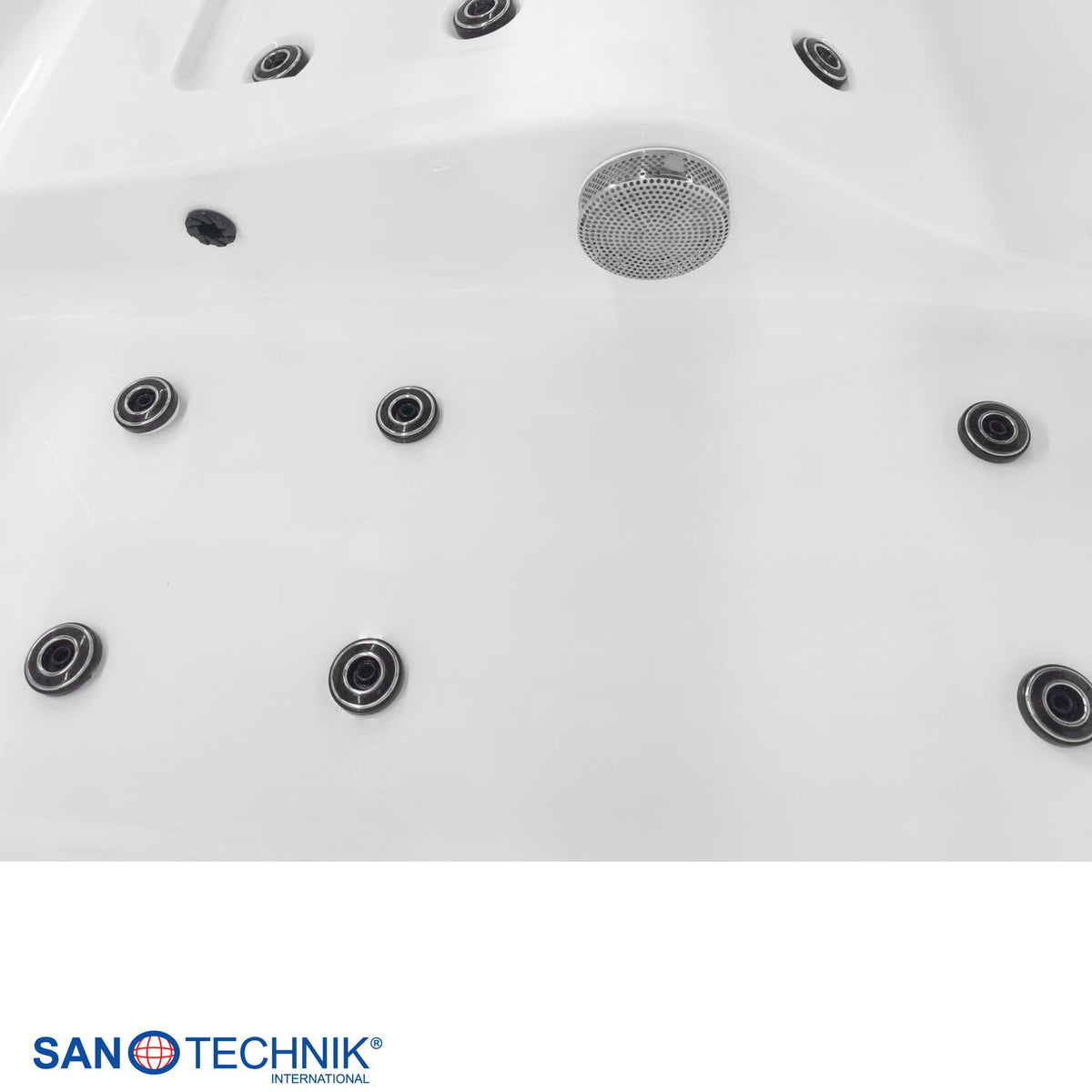 Outdoor Hot Tub KORFU White incl. Cover & Steps 190x140x70 cm frost-proof
