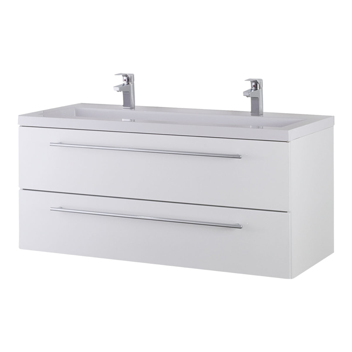 Washbasin base cabinet FIORA 120 WHITE 
