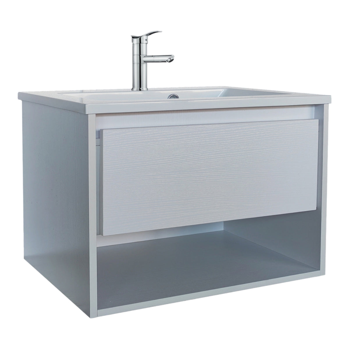 SOHO WHITE WOOD 80 vanity unit 