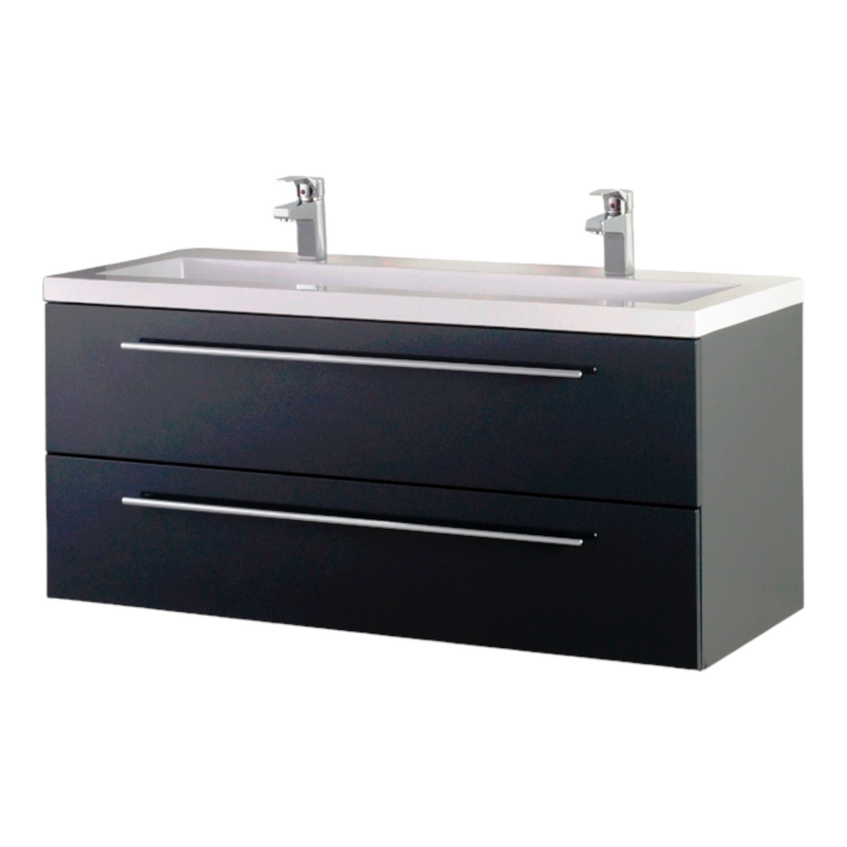 Washbasin base cabinet FIORA 120 ANTHRACITE