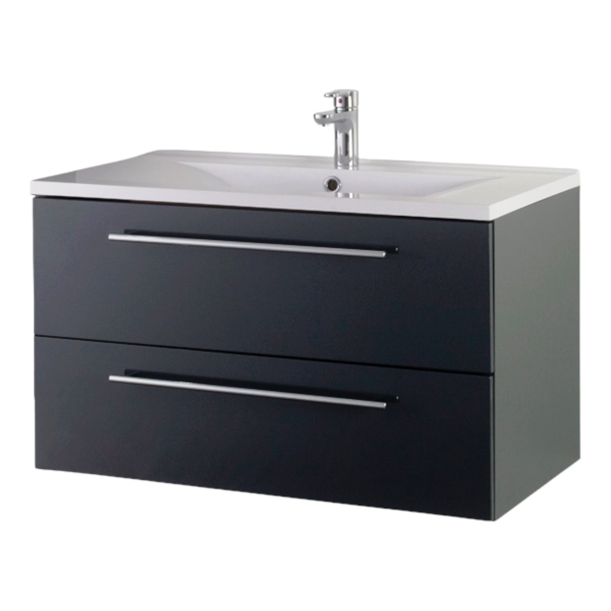 Washbasin base cabinet FIORA 90 ANTHRACITE