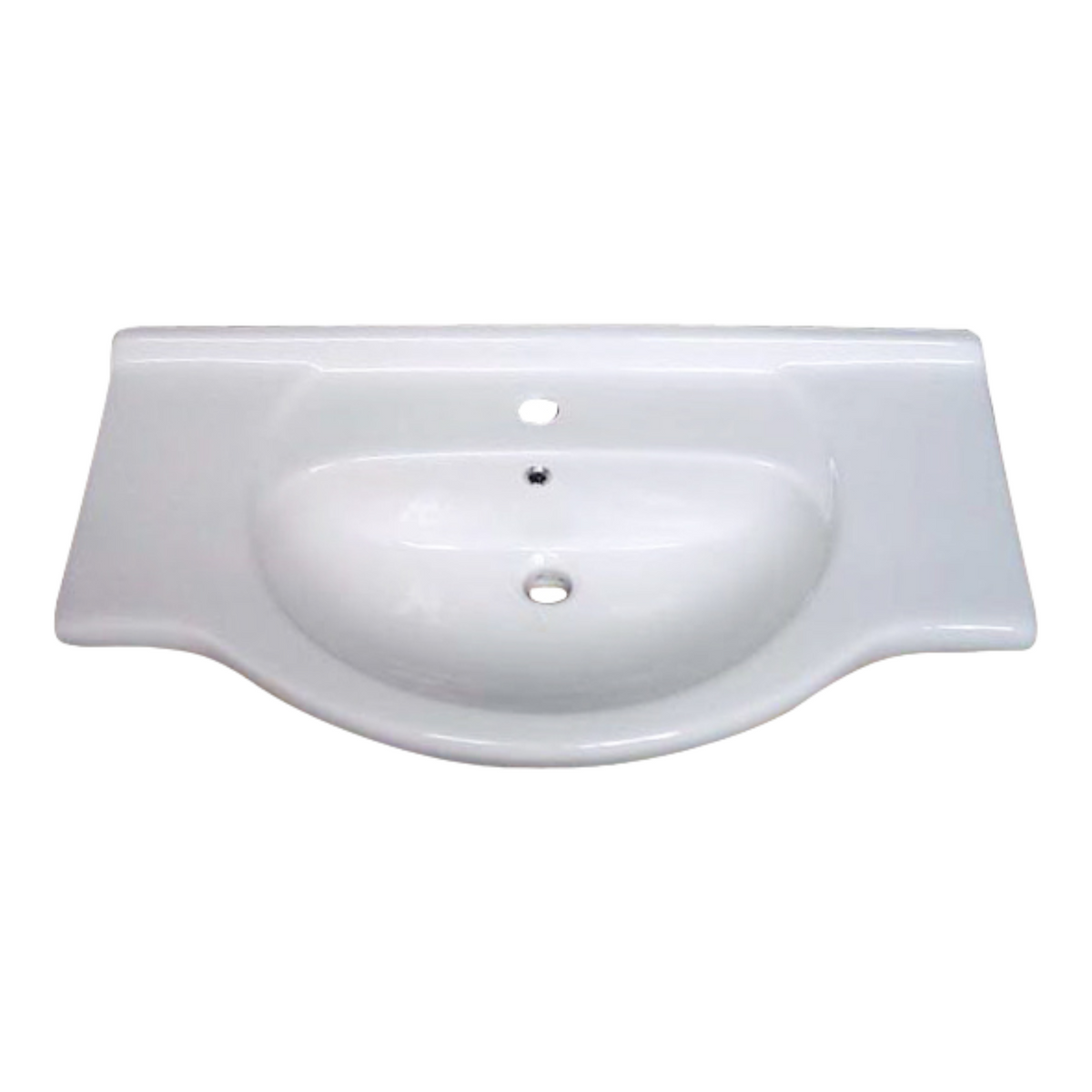 Keramik Waschbecken 85x48x22,5 cm