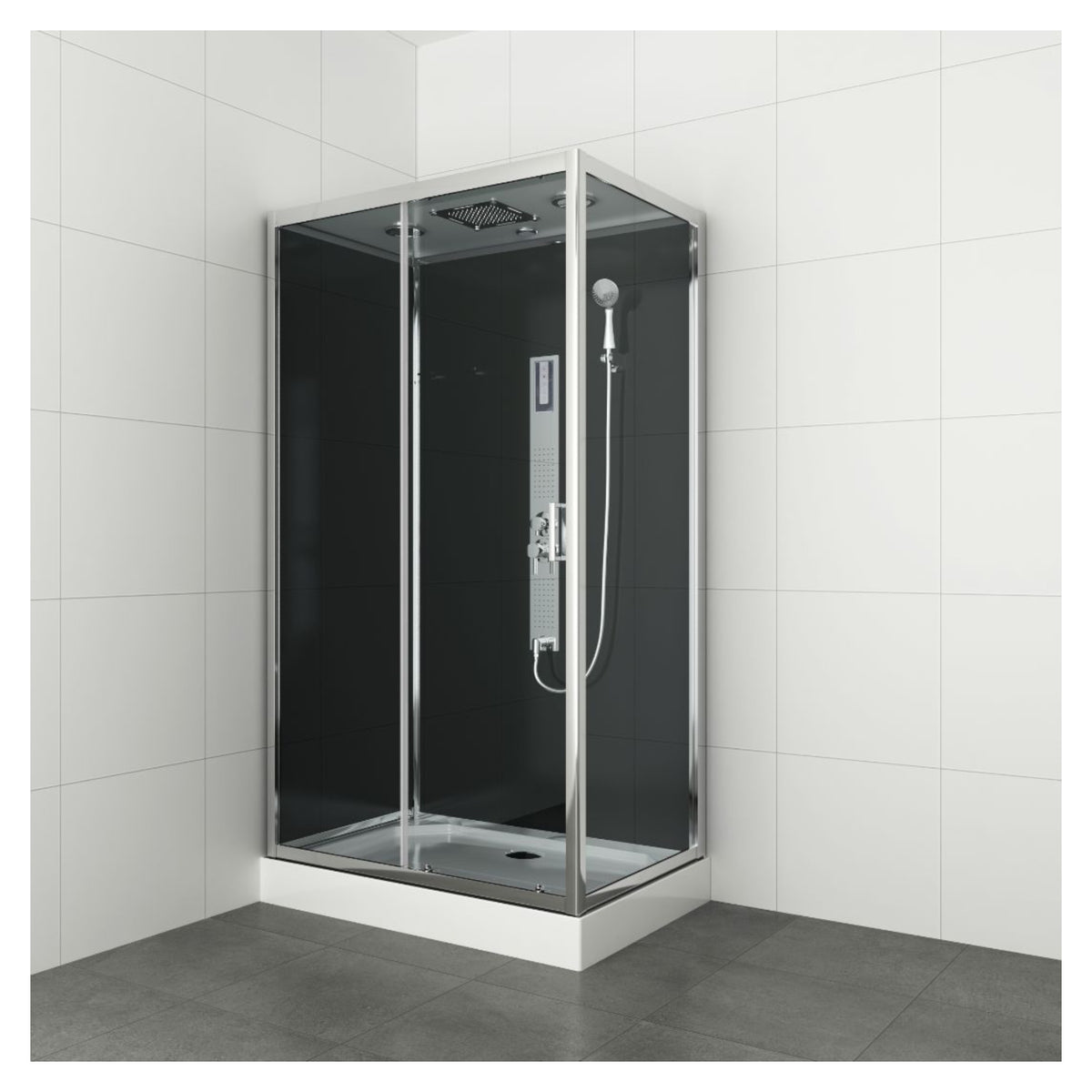 Komplettdusche TREND 3 mit Schnellmontage 80x120x215 cm