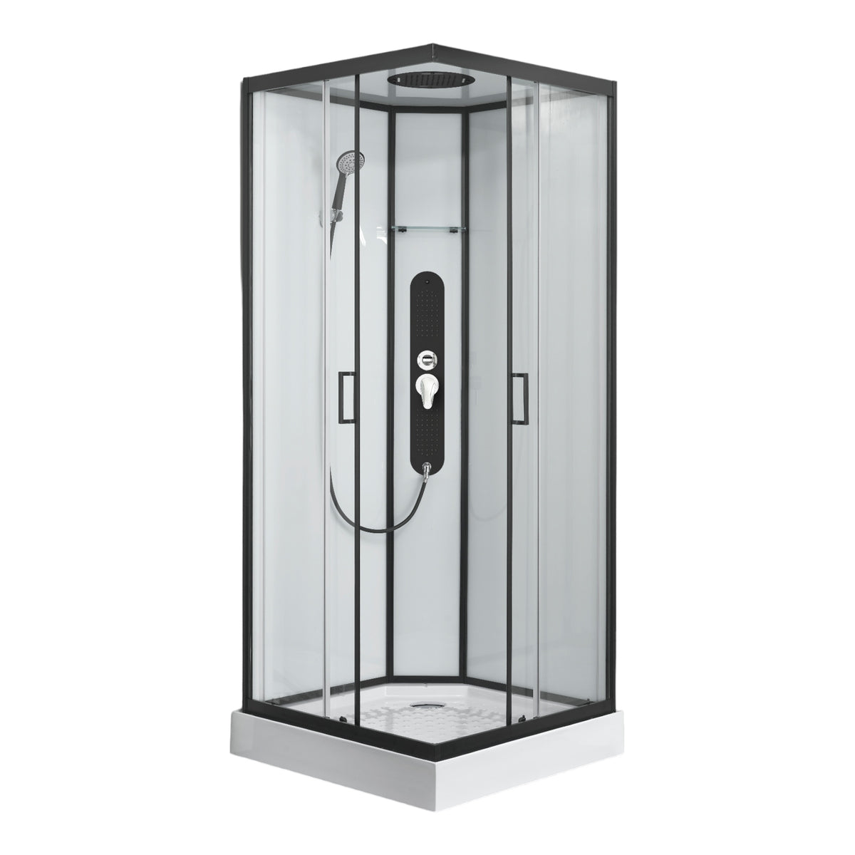 Complete shower SOHO SKY 2 with quick assembly 90x90x225 cm