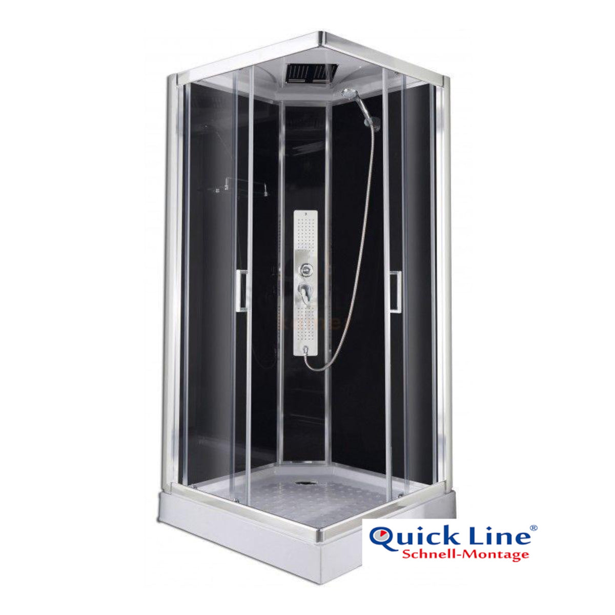 Complete Shower TREND 2 with Quick Assembly 90x90x215 cm