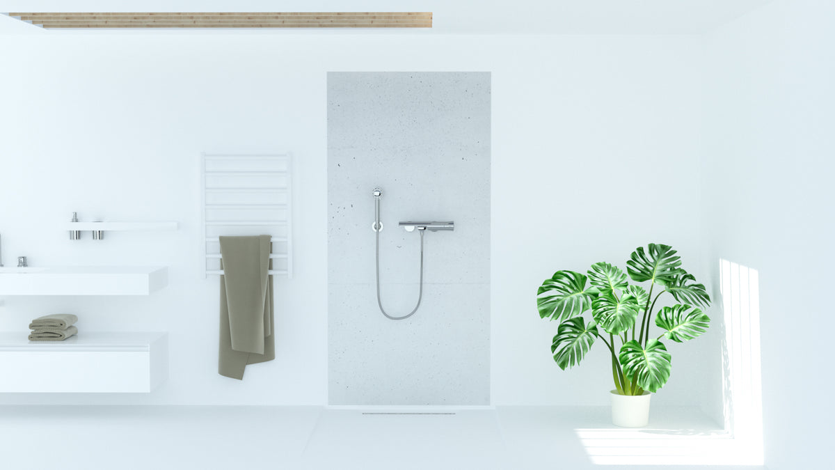 Shower rear panel BETON in 2 different sizes