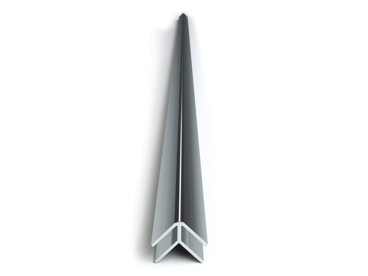 Outside corner profile matt silver 255 cm