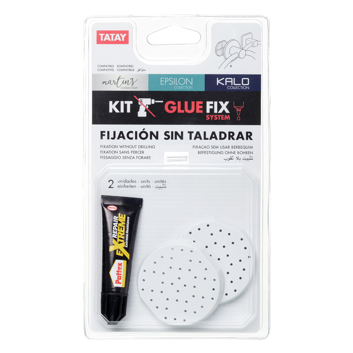 Set de fijación Glue&amp;Fix Martins/Kalo