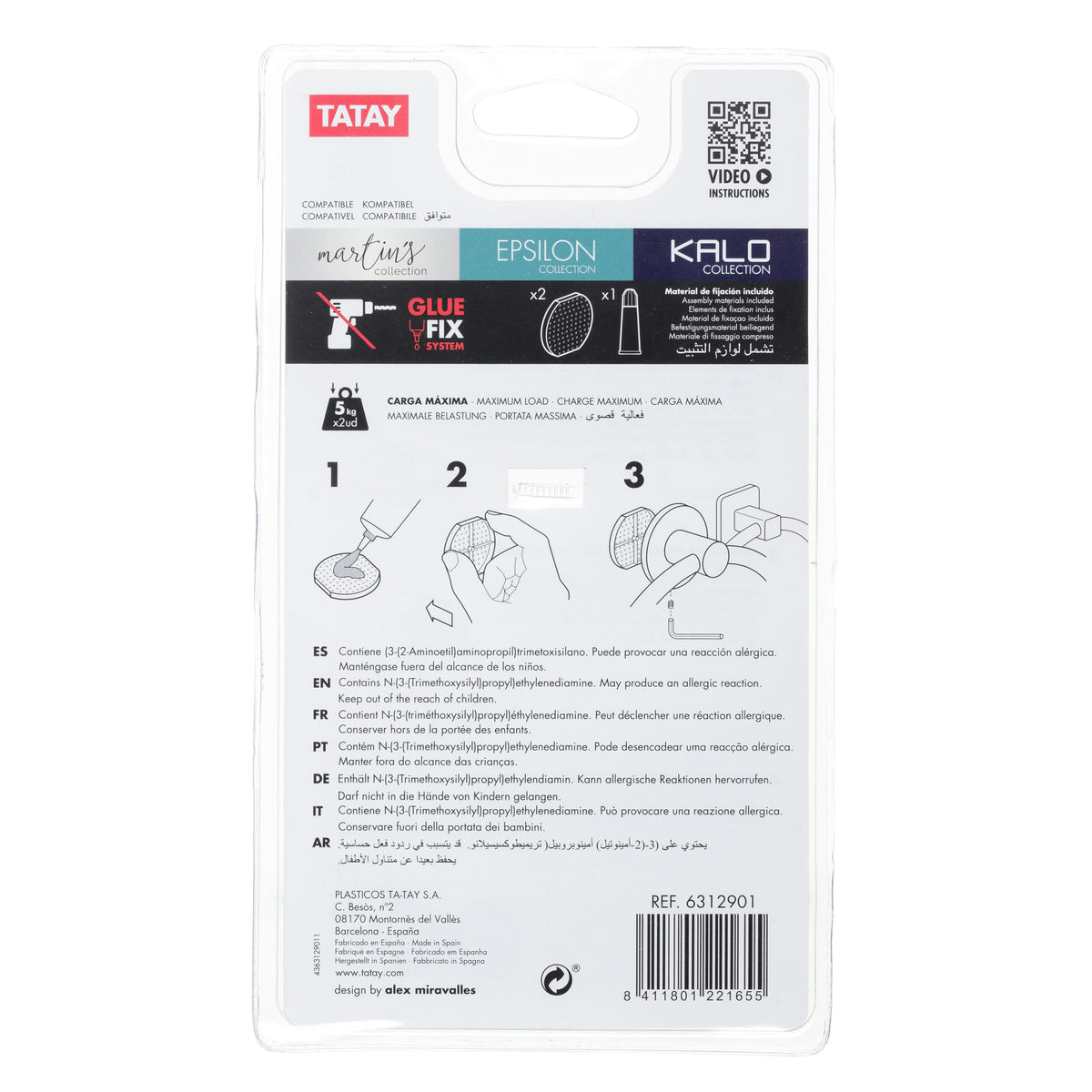 Befestigungsset Glue&Fix Martins/Kalo