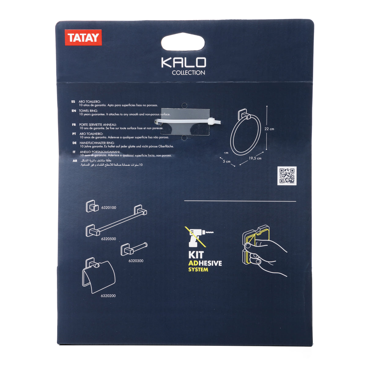 Aro toallero KALO