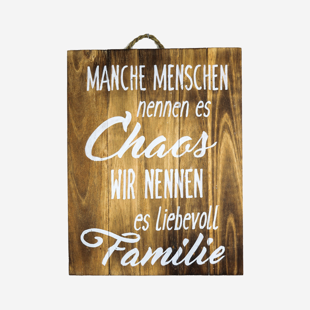 Wanddeko Manche Menschen