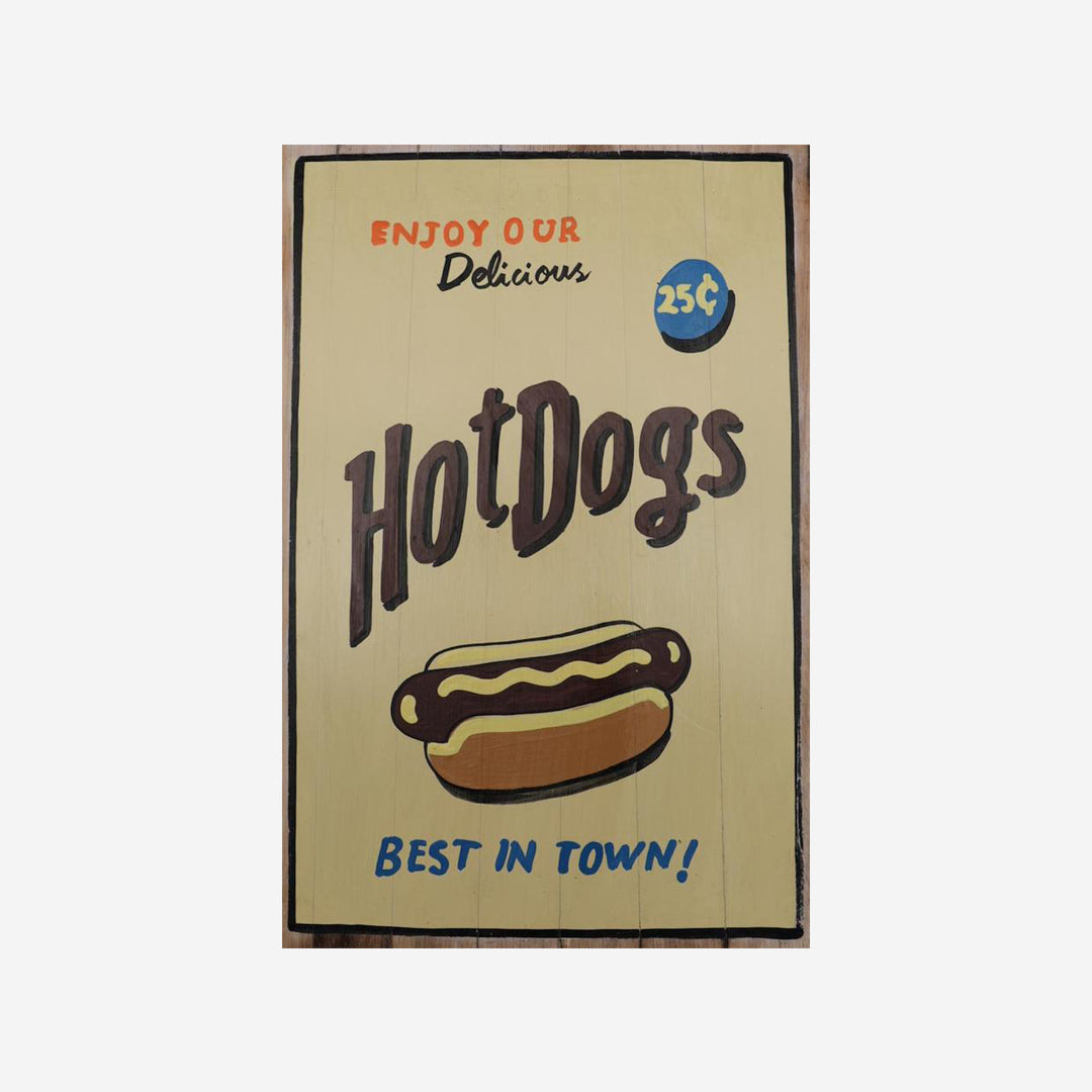 Wanddeko Hot Dog