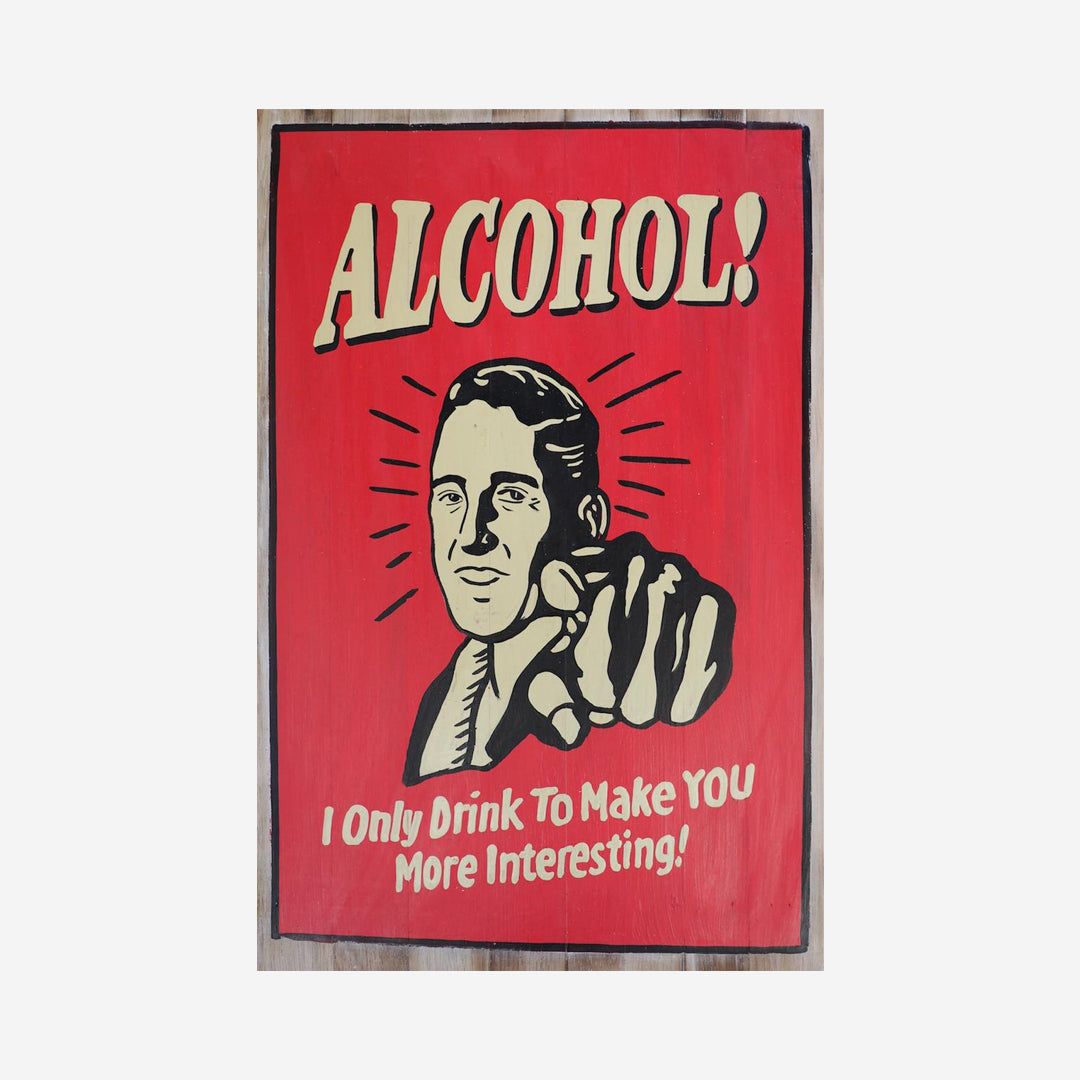 Wanddeko Alkohol