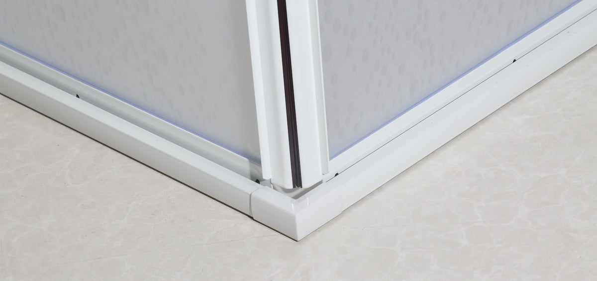 Eckdusche AC90W 73-88x73-88x185 cm