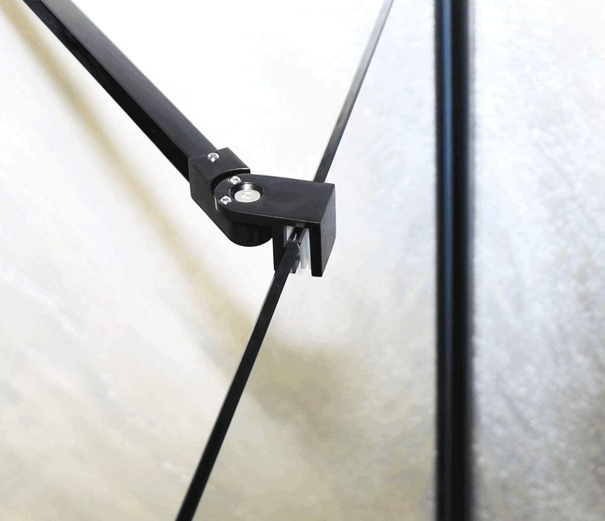 Shower partition Freedom I BLACK in 6 different sizes