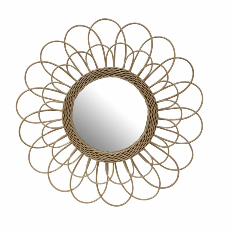 Rattan Wandspiegel Spring
