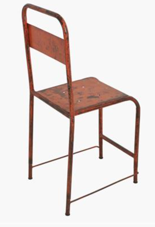 Silla metálica JAVA NARANJA