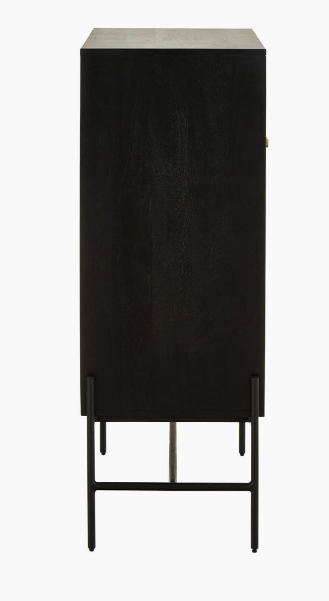Highboard Kesia mit Wiener Geflecht