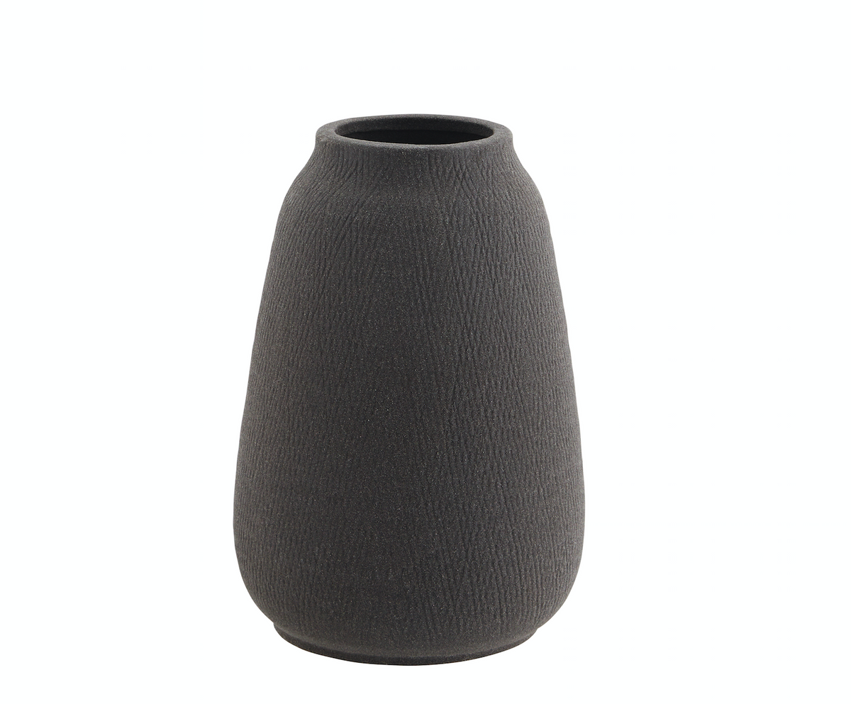 Vase matte black