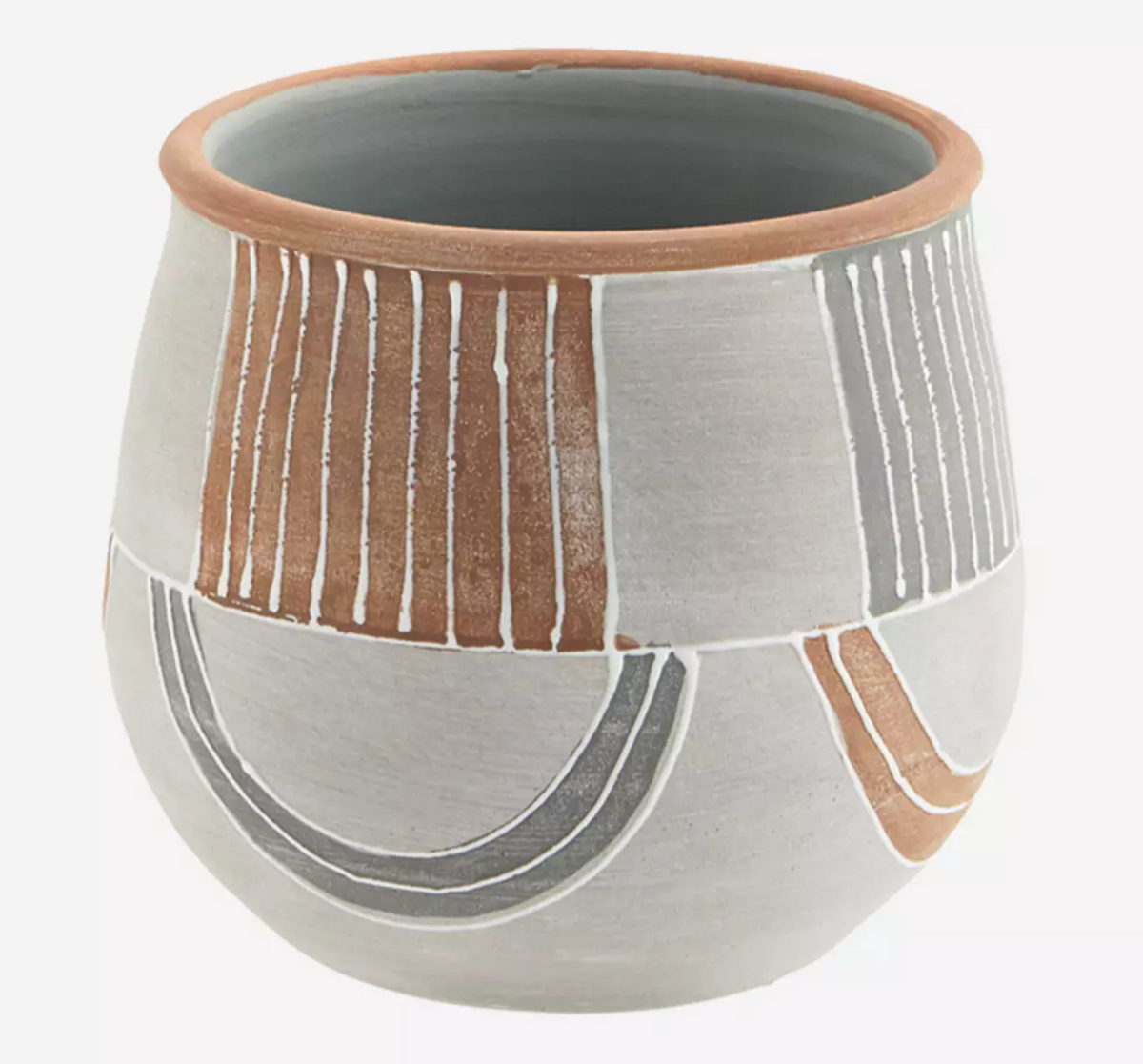 Terracotta flowerpot Ø 17 x H 17 cm