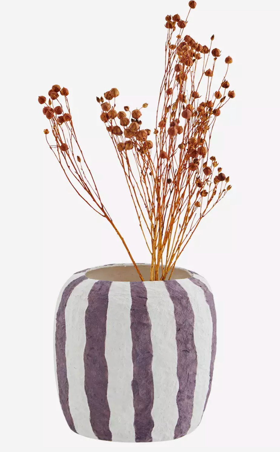 Handbemalte Vase aus Zellstoff