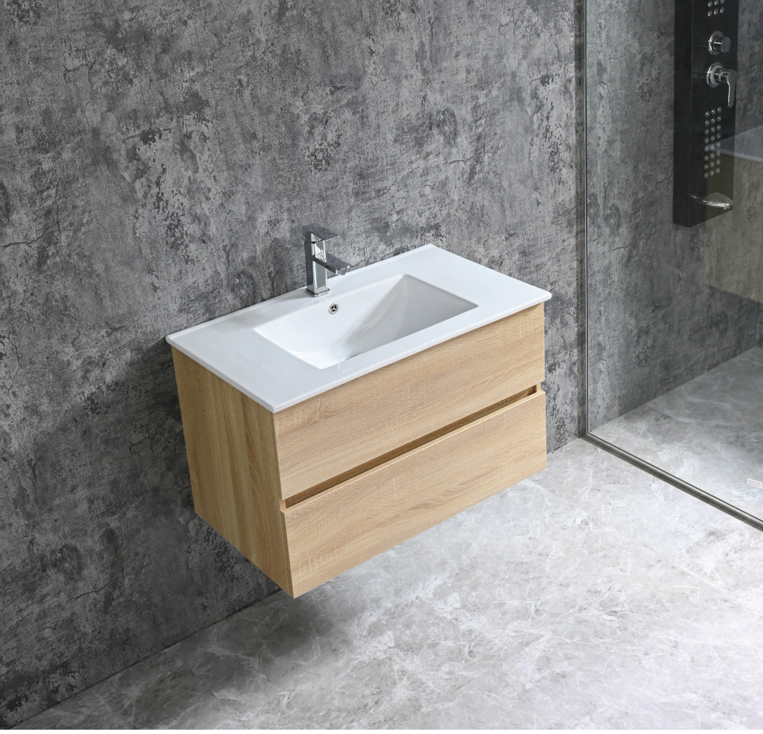 MUEBLE DE BAÑO CORBO 80 MARRÓN